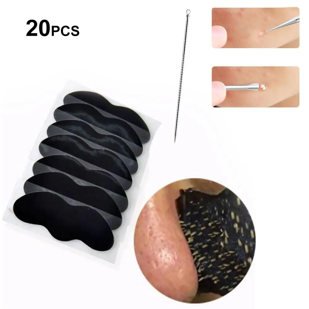Blackhead Nose Strips – Deep Pore Cleansing & Oil-Absorbing Nose Mask Stickers