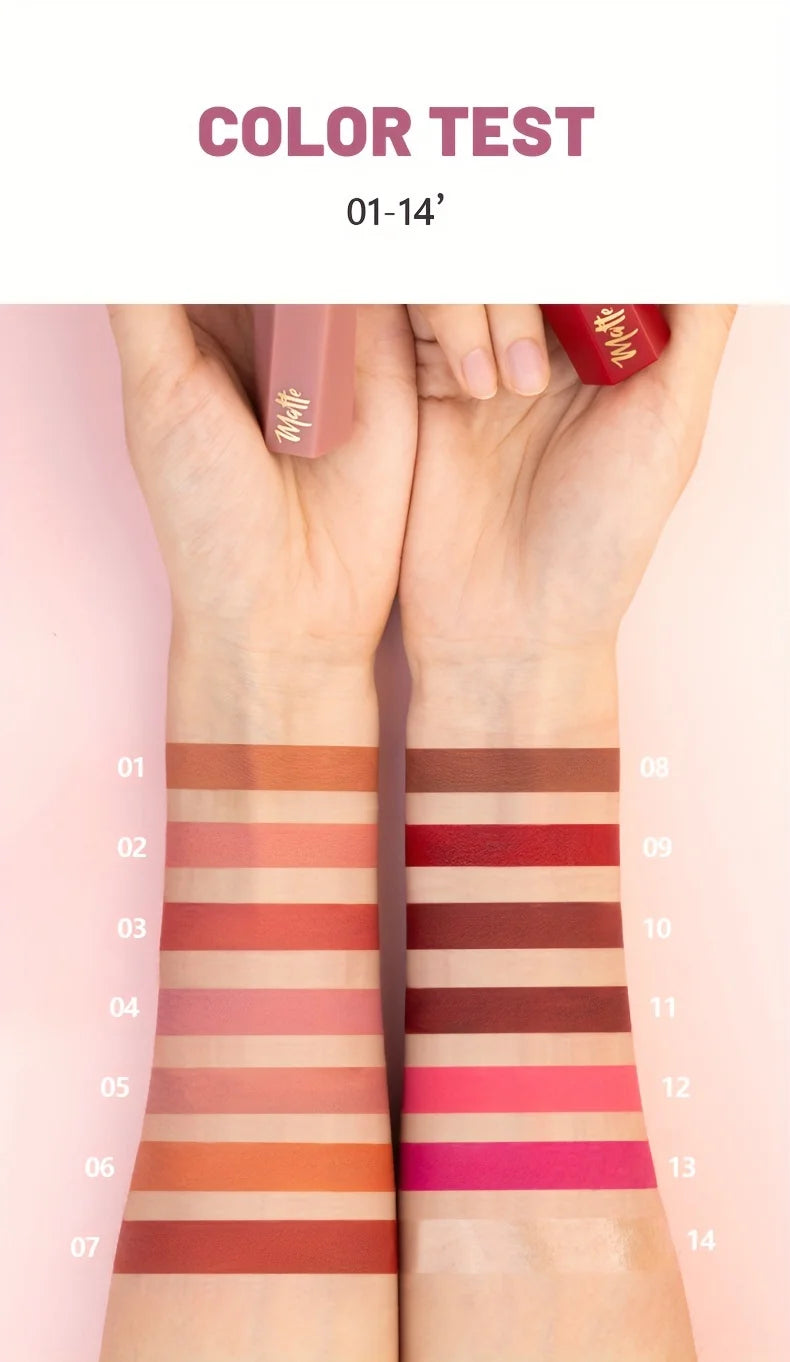 Velvet Matte Lip Tint - Waterproof Long-Lasting Lip Stain