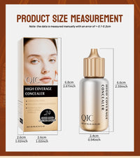 QIC Liquid Concealer | Matte, High Coverage, Waterproof & Oil Control | All Skin Types