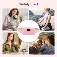 Menstrual Heating Pad & Abdominal Massager Belt – Wireless Cramp Relief with 4 Heat Levels