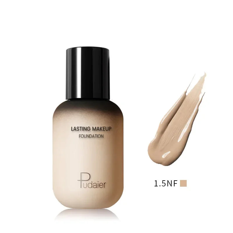 XMSJ 2-in-1 Liquid Foundation & Concealer | Waterproof, Oil Control, Matte Finish | 40ml | 17 Shades