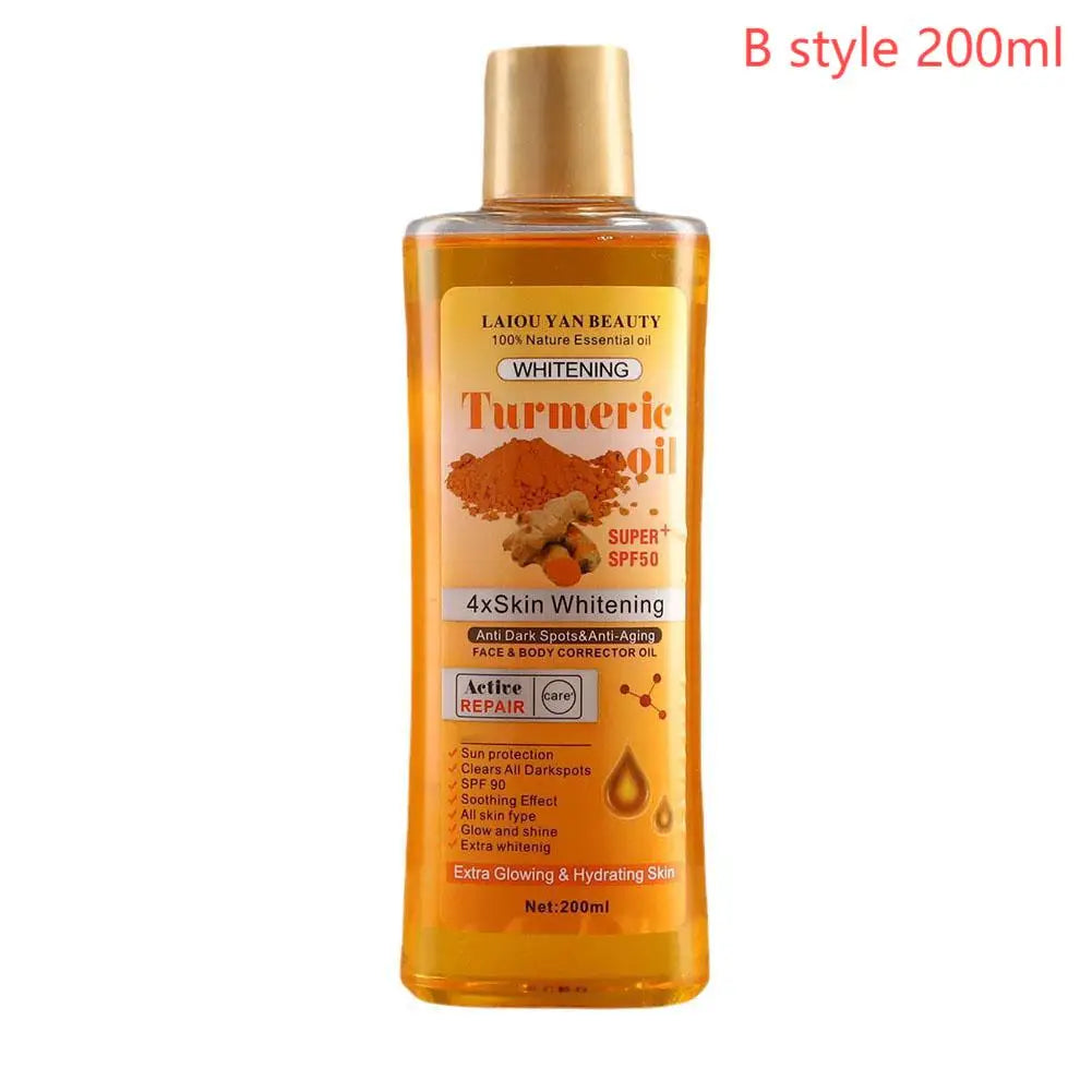 Turmeric Essential Oil – Brightening & Moisturizing Face, Body & Massage Oil (200ml)