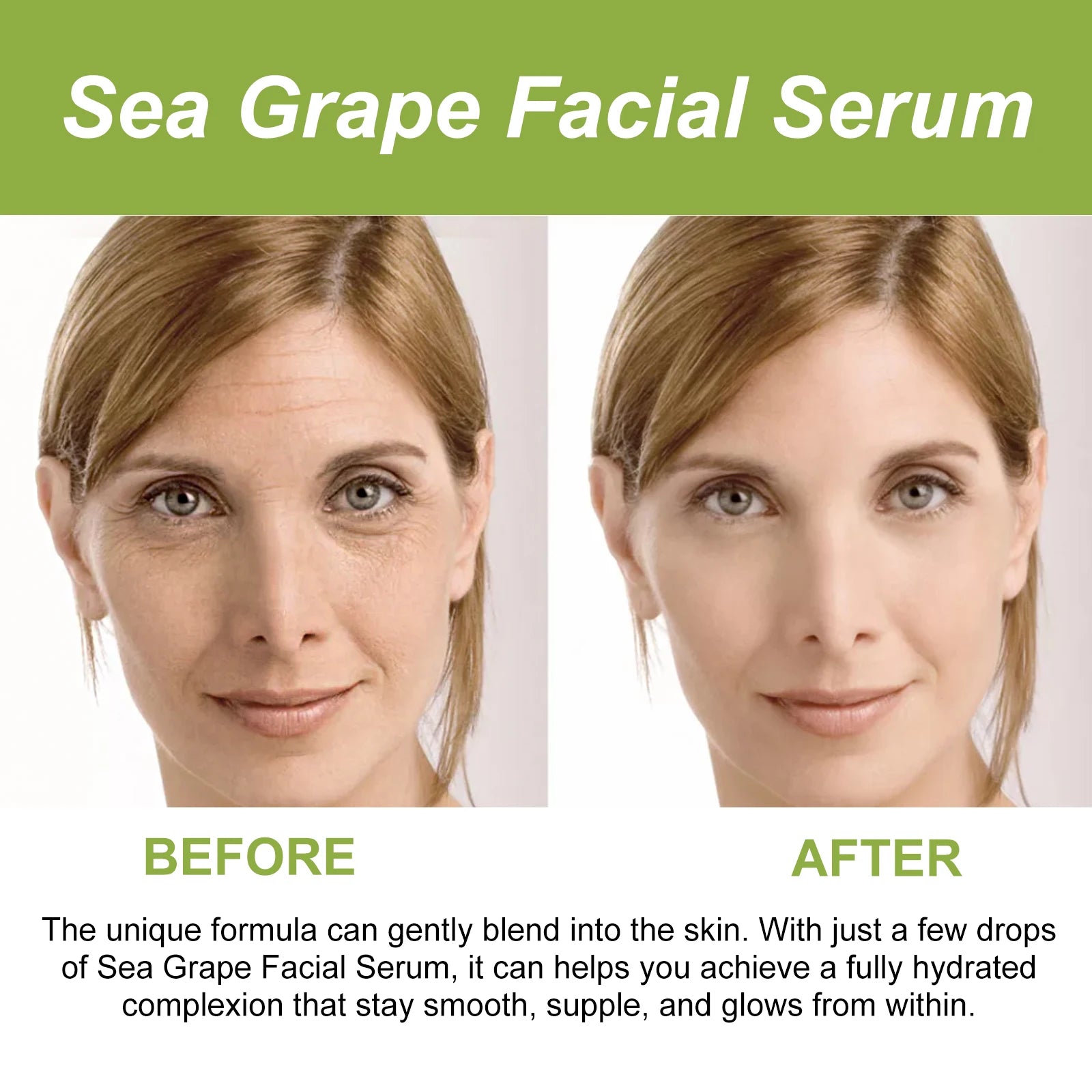 EELHOE Sea Grape Multi-Skin Anti-Wrinkle Essence Desalination Anti-aging Wrinkles Tightening Facial Skin
