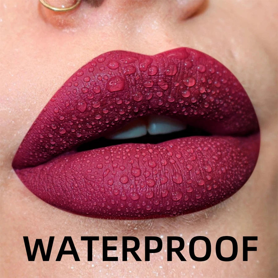 Velvet Matte Lip Gloss - Waterproof Long-Lasting Lip Tint