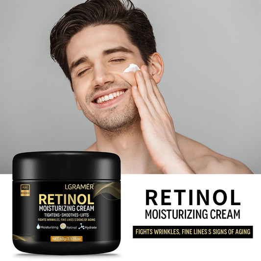 Men's Retinol Face Moisturizer – Anti-Wrinkle & Pore Minimizing