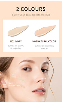 Matte Foundation Cream Concealer Full Coverage Primer Makeup for Dark Circles