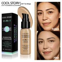 Air Cushion CC Cream Foundation | Oil Control, Matte, Full Coverage, Waterproof | 10 Shades