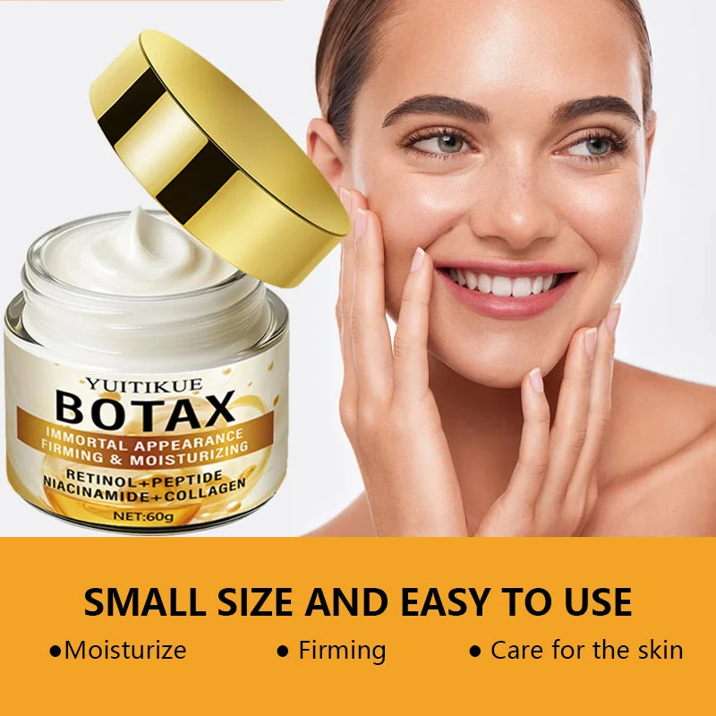 BOTAX Anti-Aging Cream 60g - Retinol+Peptide Formula, Firms, Lifts & Brightens, Immortal Appearance, Instant Effect