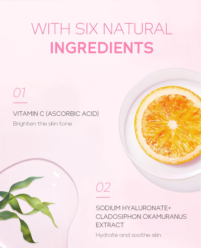 REAROYA Vitamin C Facial Cleanser – Deep Cleansing, Brightening & Moisturizing Face Wash (50g)