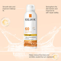 Eelhoe Vitamin E Sunscreen Spray 100ml – Long-Lasting UV Protection & Deep Moisturizing for Face