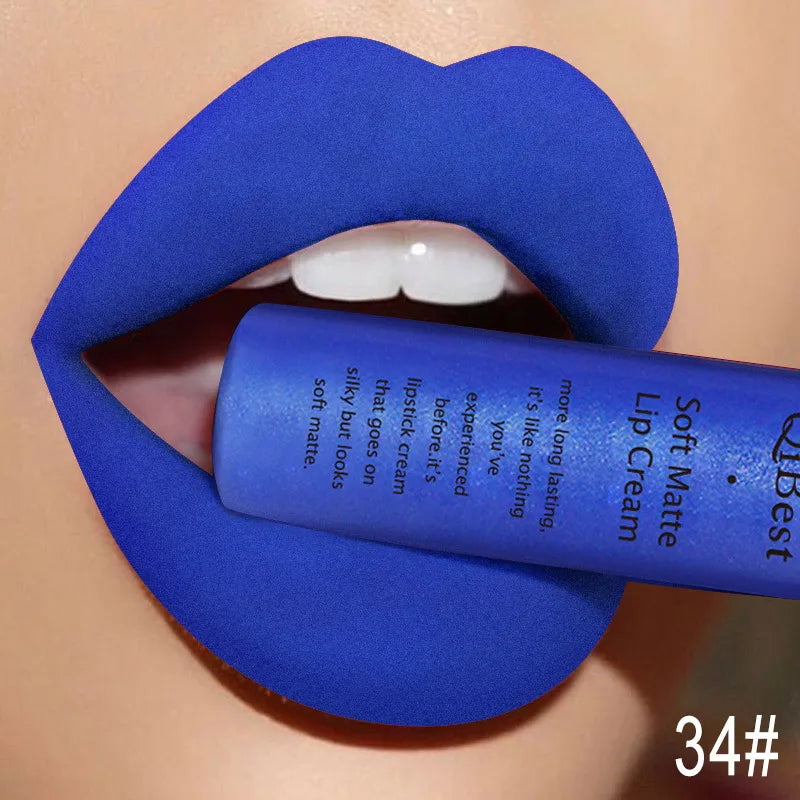 Velvet Matte Nude Lip Gloss - Waterproof Long-Lasting Lipstick