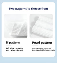 XL Plant Fiber Disposable Face Towels – Soft & Thick Dry Wipes for Makeup Removal & Face Washing, 50 Count (10x12 in / 25x30cm)