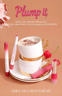GLASTING COLOR GLOSS 3-in-1 Lip Liner & Lip Glaze Makeup Set