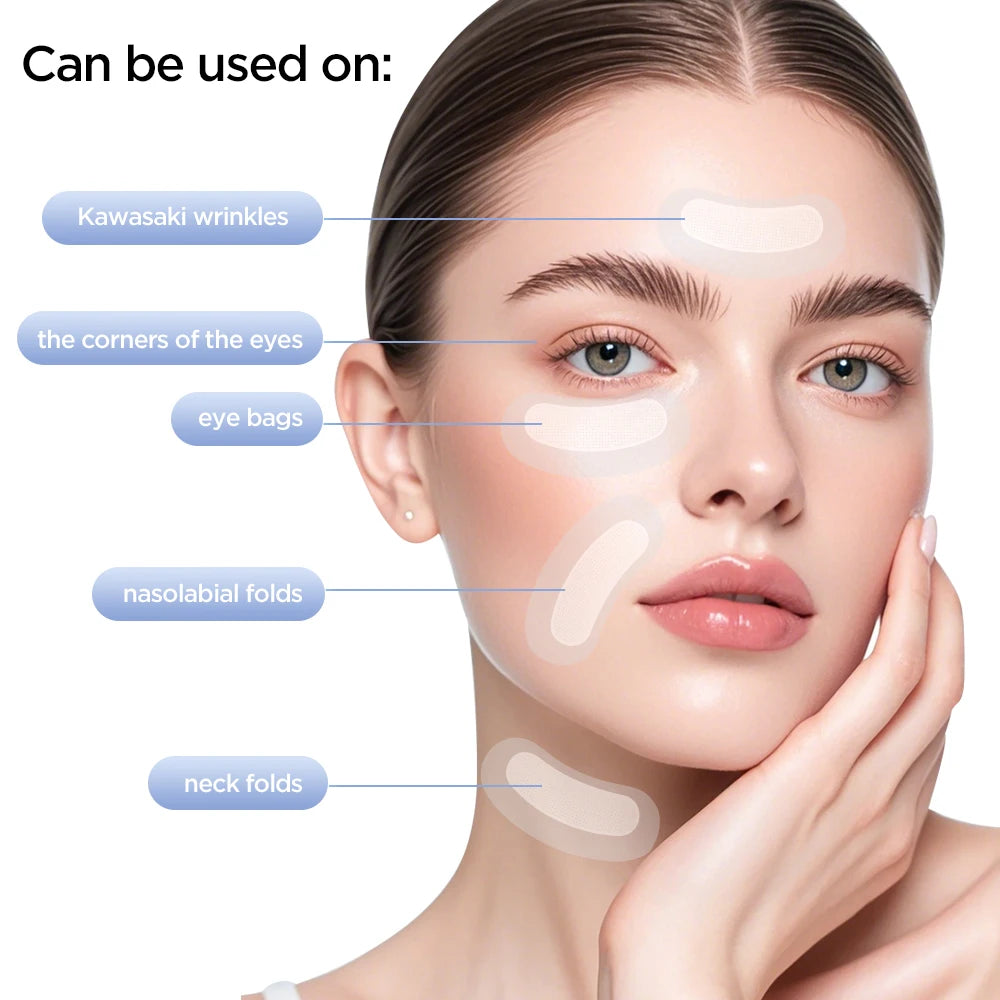 Microneedle Eye Patches with Hyaluronic Acid — Anti Dark Circles, Wrinkles & Fine Lines