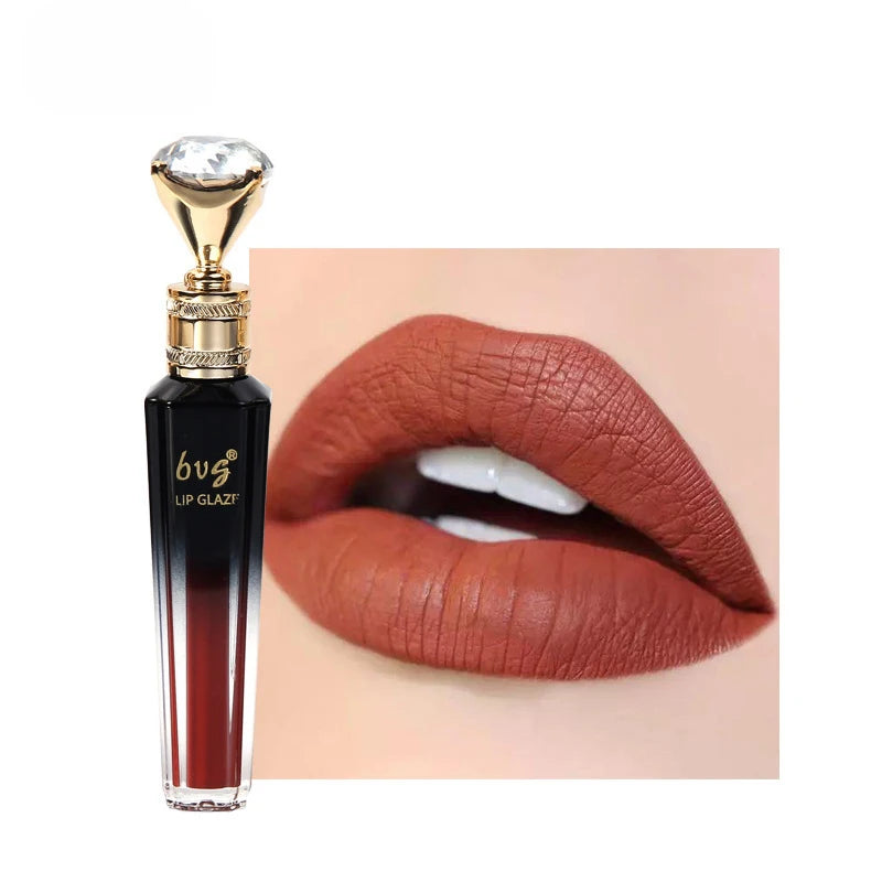 Diamond Velvet Lip Gloss - Waterproof Long-Lasting Shine