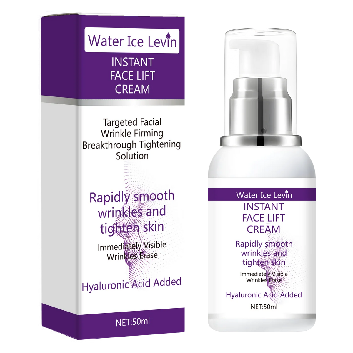 Instant Face Lift Cream – Hyaluronic Acid, Collagen & Vitamin C Anti-Wrinkle Firming (50ml)