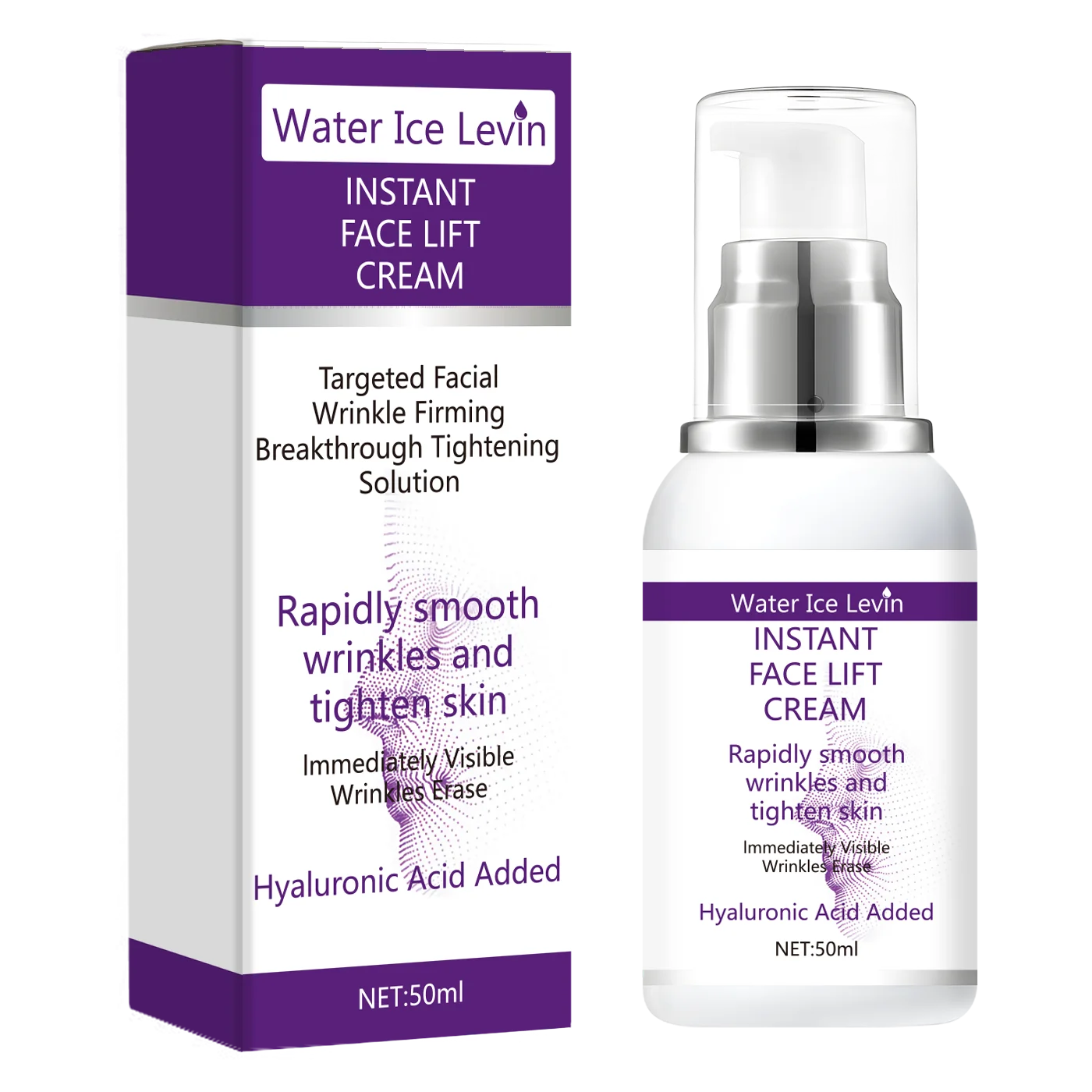 Instant Face Lift Cream – Hyaluronic Acid, Collagen & Vitamin C Anti-Wrinkle Firming (50ml)