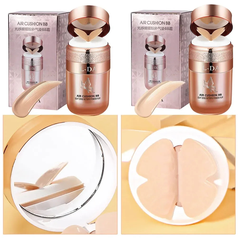 BB Cream Air Cushion Foundation & Concealer | Oil Control, Moisturizing, Waterproof | 30ml