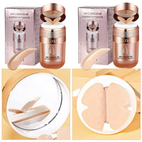 BB Cream Air Cushion Foundation & Concealer | Oil Control, Moisturizing, Waterproof | 30ml