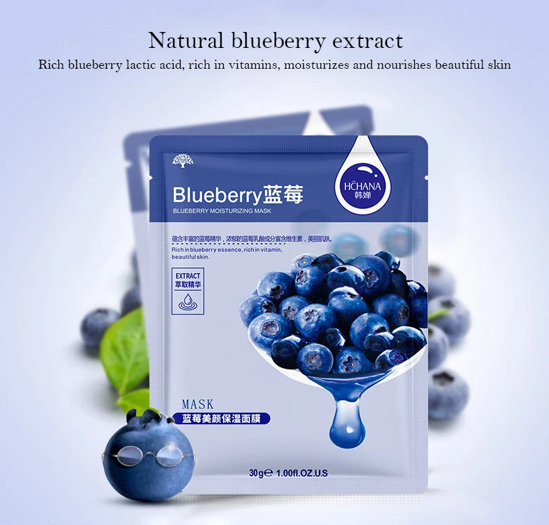 SADOER Natural Plant Sheet Face Mask – Moisturizing, Oil Control & Anti-Aging | 10pcs