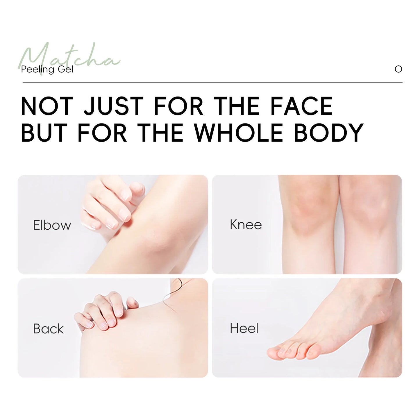 LAIKOU Matcha Peeling Gel – Deep Cleansing Exfoliator & Brightening Facial Scrub (60g)