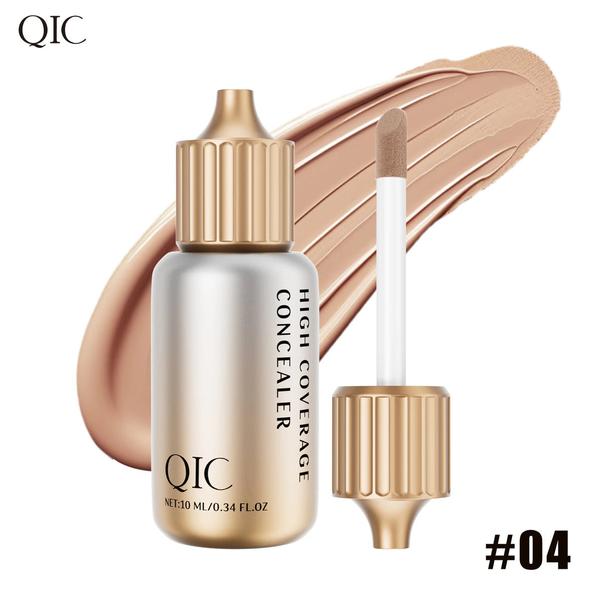 QIC Liquid Concealer | Matte, High Coverage, Waterproof & Oil Control | All Skin Types