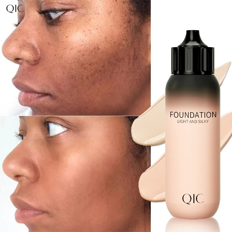 Matte Foundation Cream Concealer Full Coverage Primer Makeup for Dark Circles