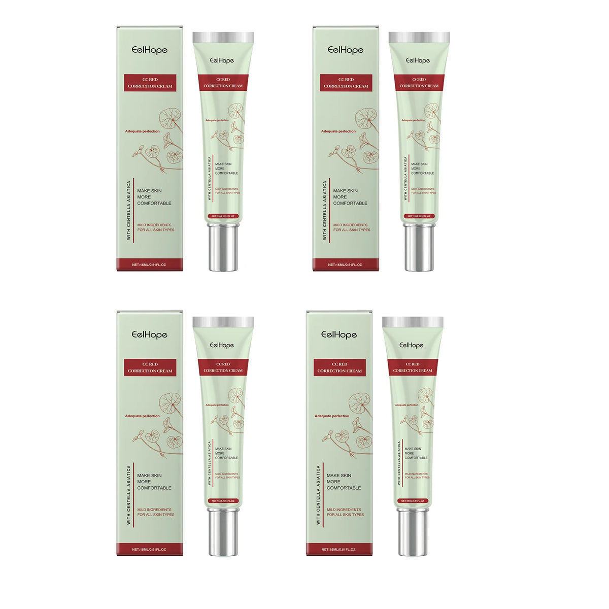 Eelhope Centella CC Cream – Gentle Brightening Concealer & Hydrating Foundation (14ml)