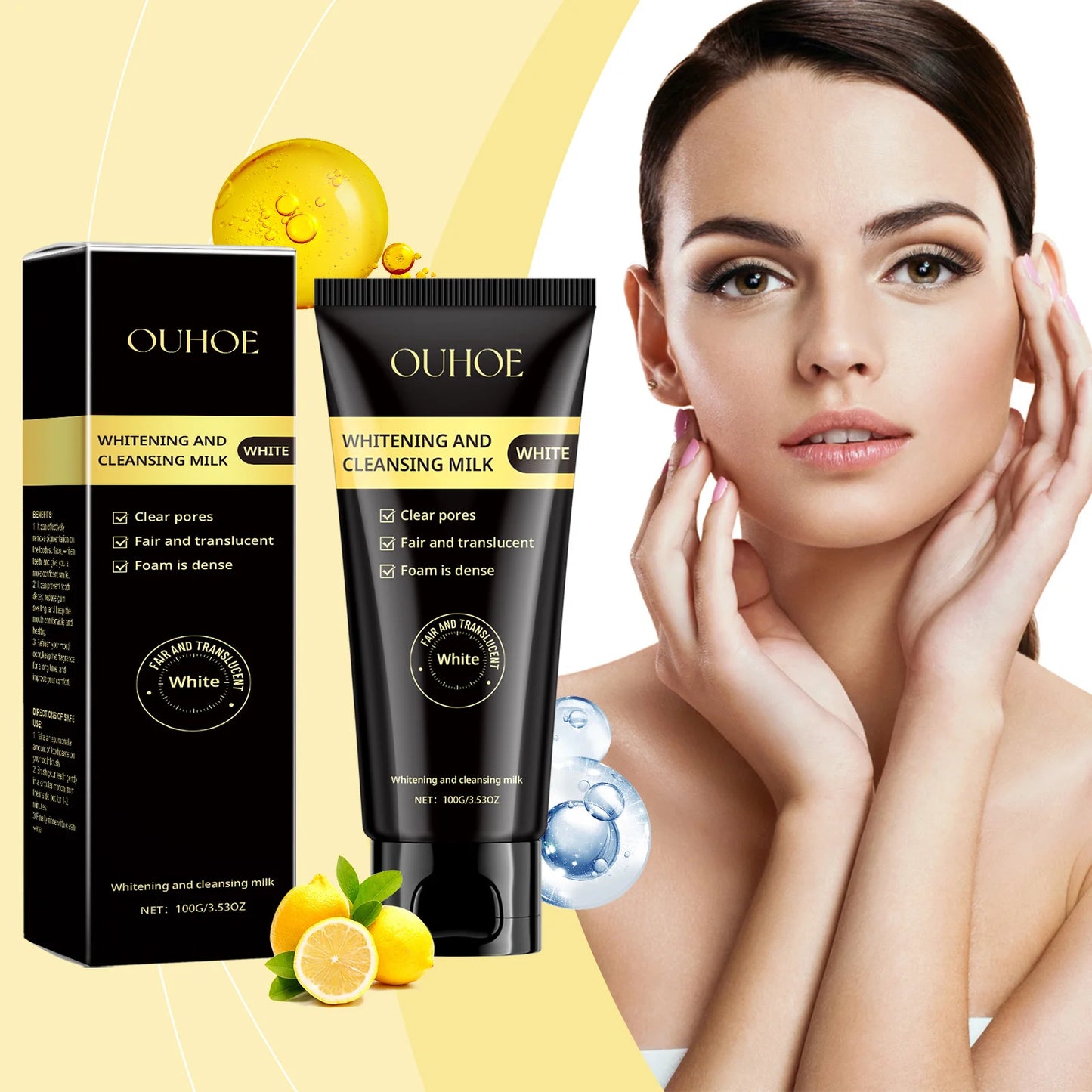 EELHOE Niacinamide Whitening Facial Cleanser – Deep Cleansing & Brightening Face Wash (100g)