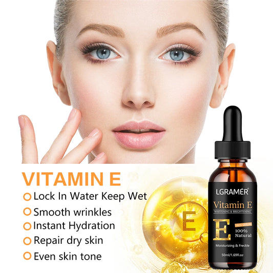 Vitamin E Brightening Face Serum – Pore Minimizing & Dark Spot Corrector