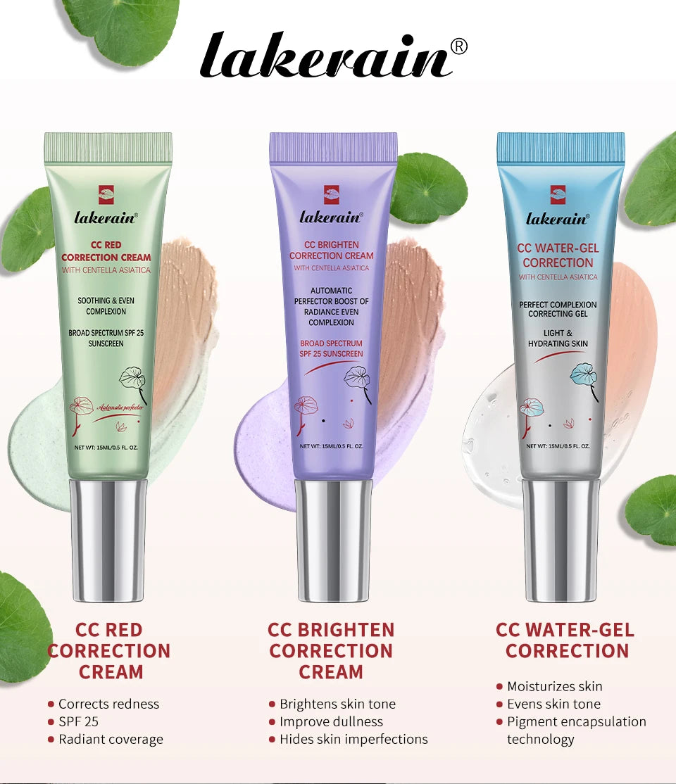 CC Cream Korean Makeup Foundation – Color Correcting Hydrating Coverage (15ml)