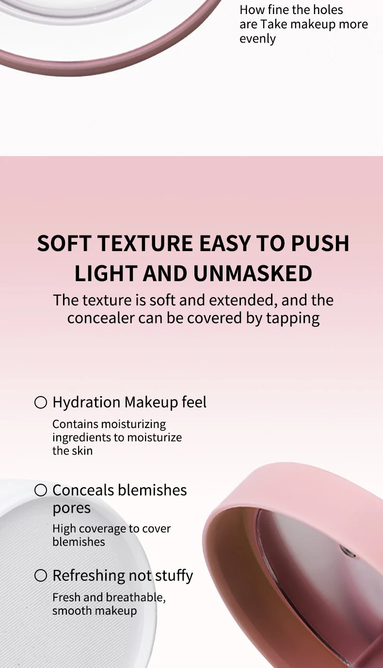 O'CHEAL CC Cream Cushion Foundation – Lightweight, Long-Lasting Concealer with SPF (15g)