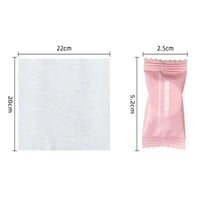 Disposable Compressed Non-Woven Face Towels – Mini Capsule Travel Wipes for Face Cleansing & Makeup Removal (20x22cm)