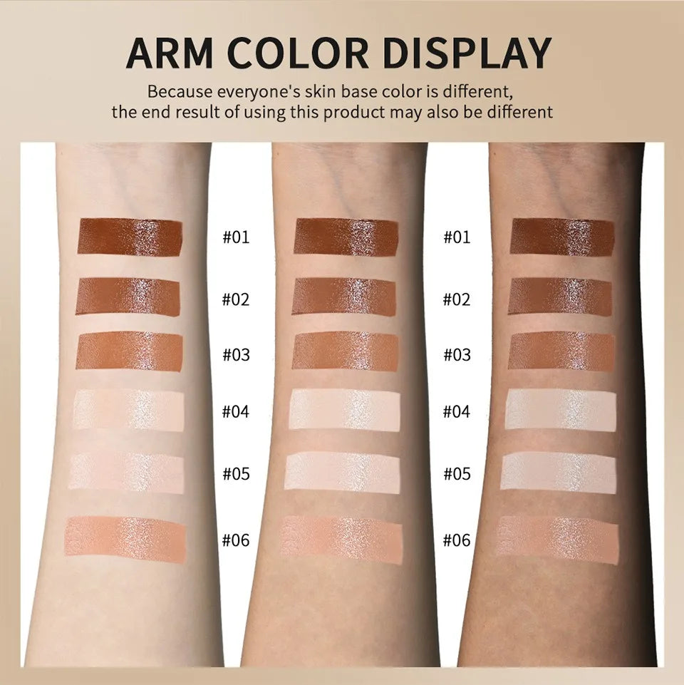 Lakerain Bronze Tint Foundation Stick – High Coverage, Moisturizing & Long-Lasting Concealer Balm 18g