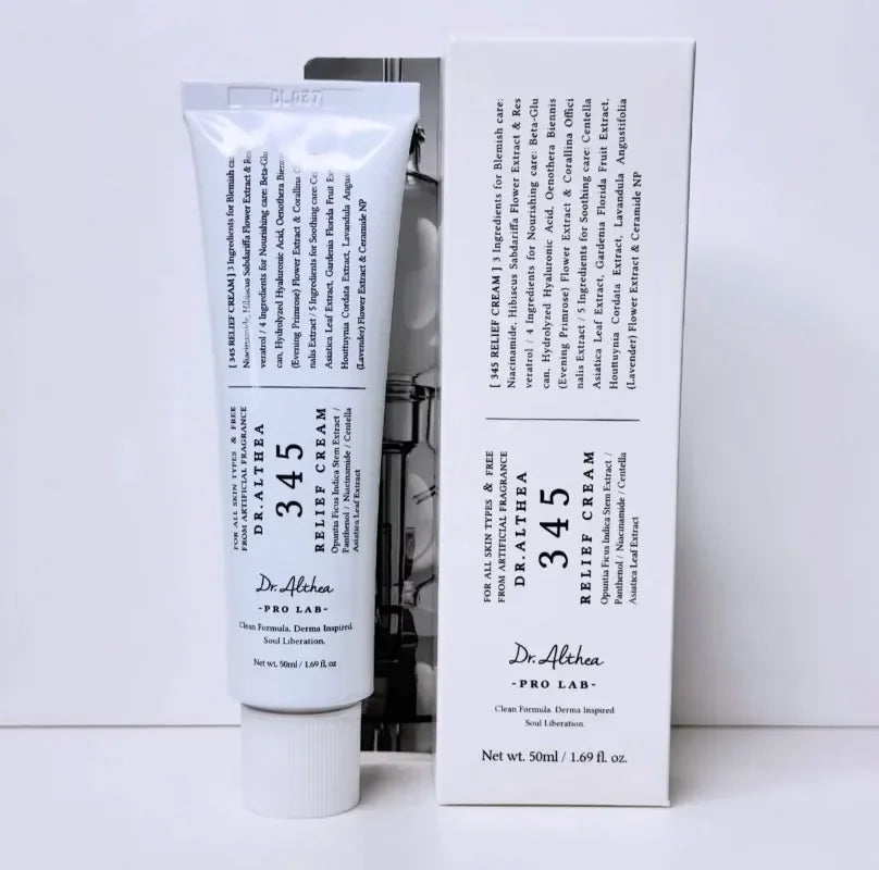 Dr. Althea 345 Face Cream Korean Skincare Skin-softening Moisturize FaceCream Gentle Repairing Suitable for Sensitive