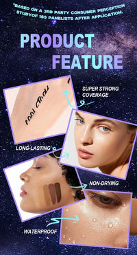 Air Cushion CC Cream Foundation | Oil Control, Matte, Full Coverage, Waterproof | 10 Shades