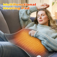 Electric Heating Pad for Back, Abdomen & Waist Pain Relief – EU/UK/US Plug, 9 Heat Levels