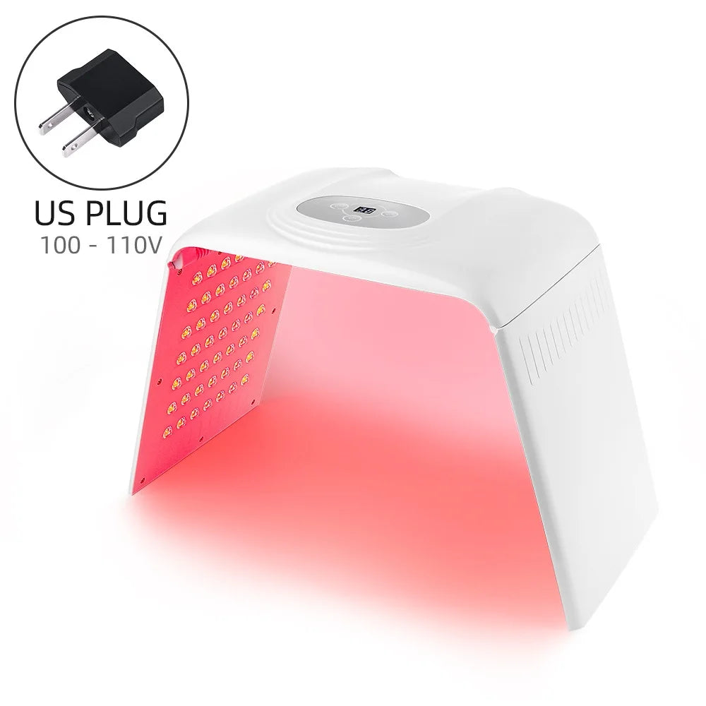 7-Color LED Light Therapy Face & Body Lamp – Foldable Skin Rejuvenation Device