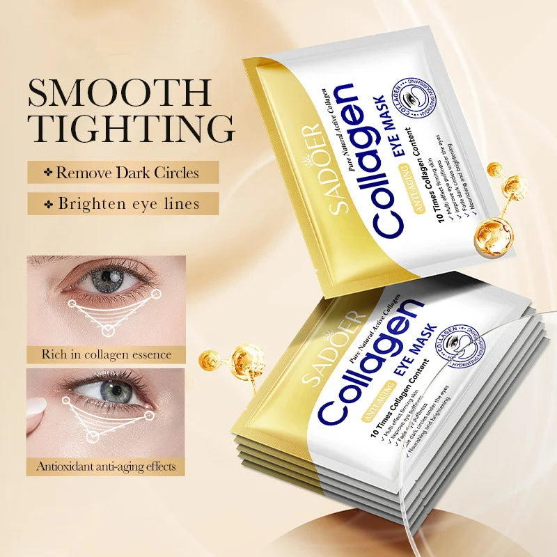 Collagen & Hyaluronic Acid Eye Patches — Firming, Anti Dark Circles & Eye Bag Treatment