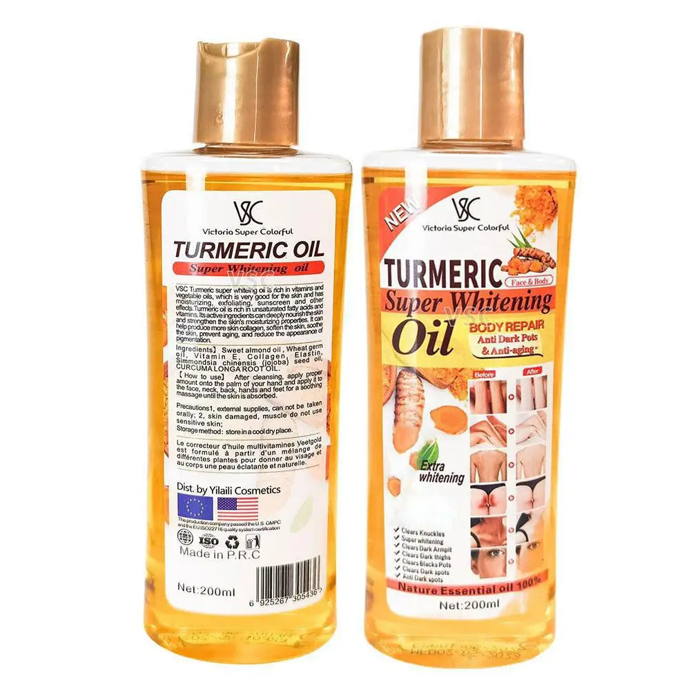 Turmeric Essential Oil – Brightening & Moisturizing Face, Body & Massage Oil (200ml)