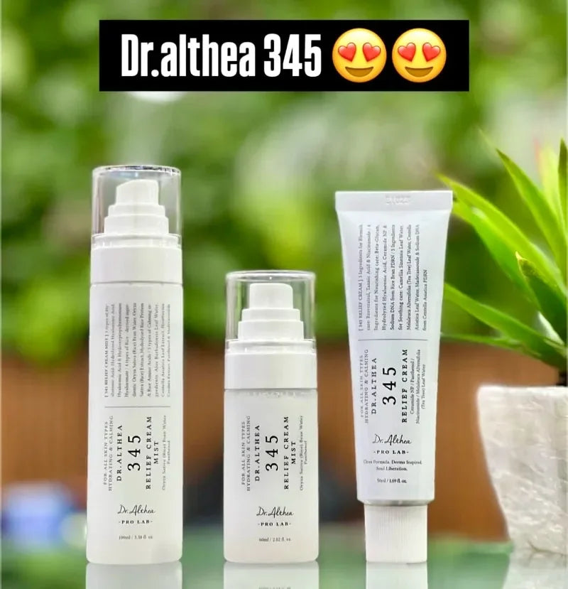 Dr. Althea 345 Face Cream Korean Skincare Skin-softening Moisturize FaceCream Gentle Repairing Suitable for Sensitive