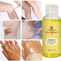 EELHOE Yellow Peeling Oil – Exfoliating Body Serum for Dark Spots, Knees, Elbows & Uneven Skin Tone (30ml / 50ml / 100ml)
