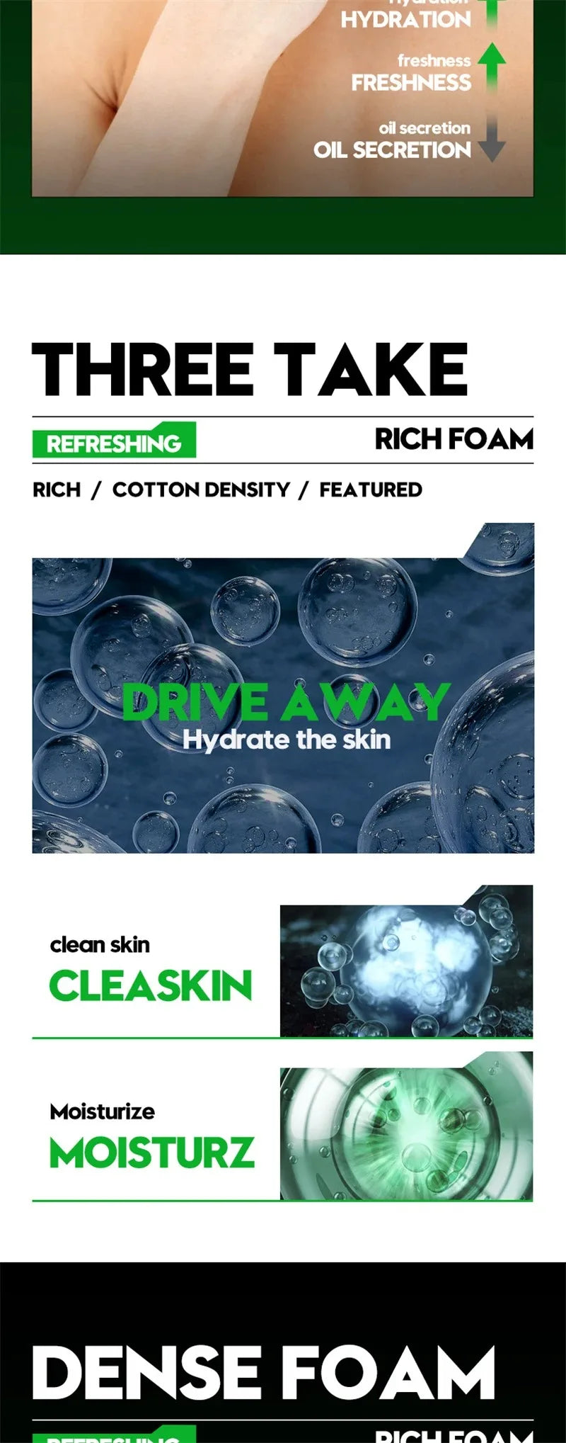 SADOER Men's Deep Cleansing Facial Cleanser – Oil Control, Blackhead Removal & Pore Minimizer (100g)
