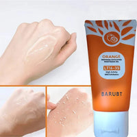 LUXURYTO Orange Exfoliating Gel – Gentle Face & Body Scrub for Dead Skin Removal & Oil Control (50ml)