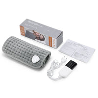 Electric Heating Pad for Back, Hands & Legs – 10 Heat Levels, 4 Timer Settings, Machine Washable