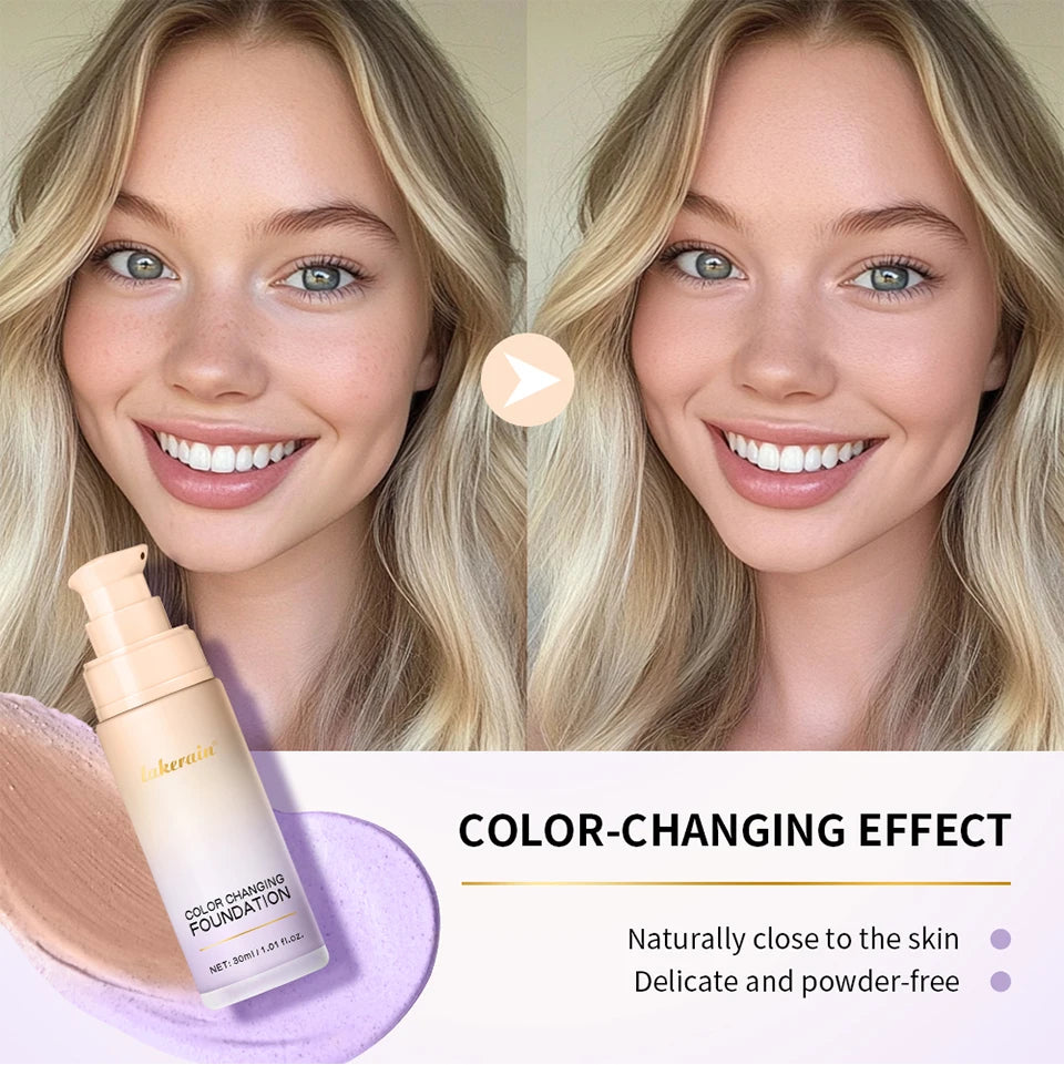 4-in-1 Color Changing Foundation – SPF30, Concealer, Moisturizer & Even Skin Tone | Buyer's Choice