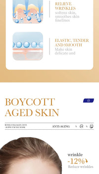 PWYUMAN Collagen Anti-Wrinkle Facial Mask – Anti-Aging, Brightening & Deep Moisturizing | All Skin Types