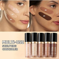 YIYUEQIANLI Multi-Use Sculpting Concealer | Full Coverage, Contour, Highlight & Retouch