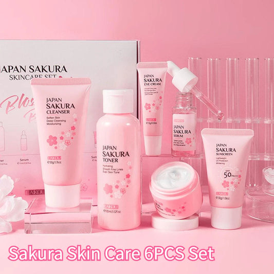 Sakura 6-Piece Skin Care Gift Set