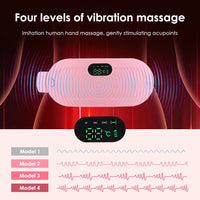 Menstrual Heating Pad & Abdominal Massager Belt – Wireless Cramp Relief with 4 Heat Levels